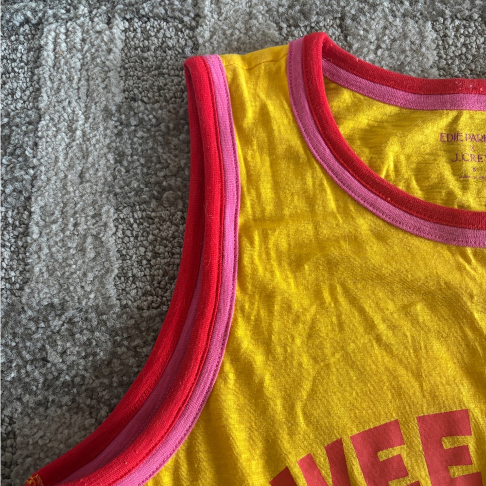 Edie Parker x J Crew Strawberry Tank - Picture 2 of 4
